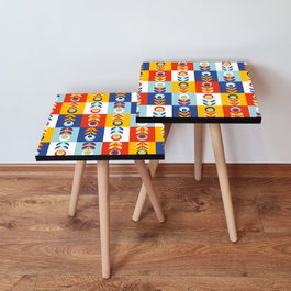 Hanah Home Mesas Nido Multicolor (2 Piezas)